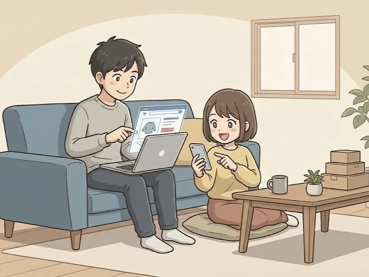 コスモスペース店舗での販売画像