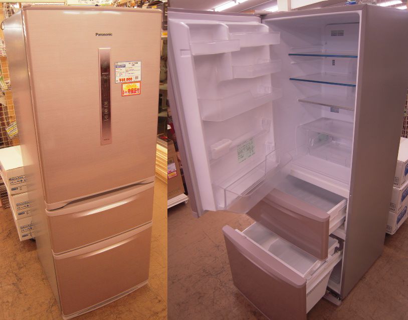 ピンクの冷蔵庫 コスモスペース リユース リサイクル 販売 買取り 不用品回収 粗大ゴミ処分サポート